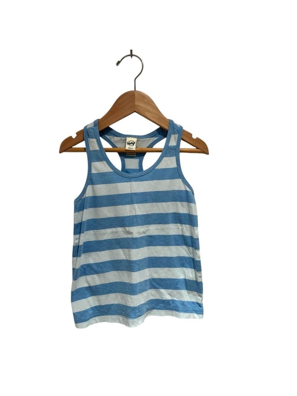 KAVIO Blue Striped Kids Tank Top - size 5/6